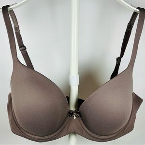 Soma Embraceable Perfect Coverage Bra size 34C T-Shirt Bra Taupe